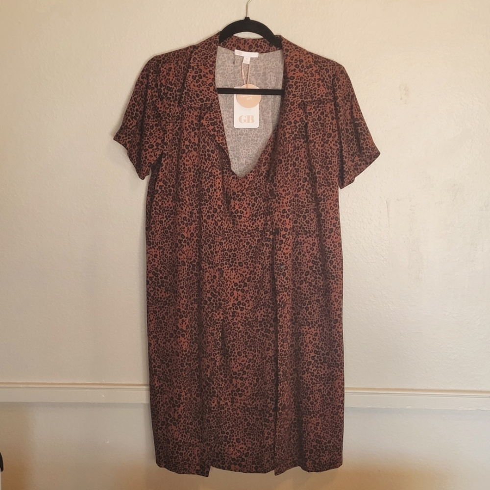 GB Leopard Print 2-Piece Dress Size Medium NWT
